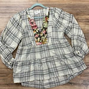 Anthropologie Peasant Blouse